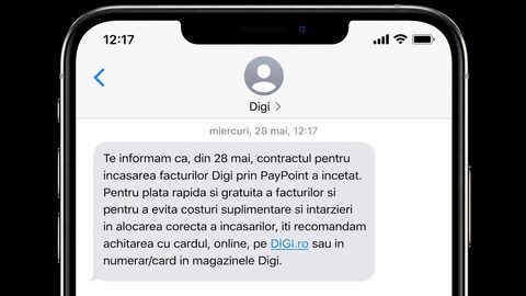 DIGI nu mai acceptă plata facturilor prin PayPoint din 28 mai