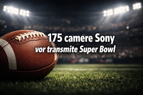 Peste 175 de camere Sony vor transmite Super Bowl LX. Meciul va fi difuzat live de VOYO.