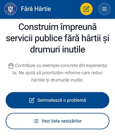 Platforma guvernamentală „Fără Hârtie” a primit peste 1.000 de sesizări într-o zi