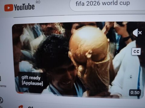 Primele 10 minute sau chiar meciuri întregi de la FIFA World Cup 2026 vor fi transmise gratuit pe Youtube