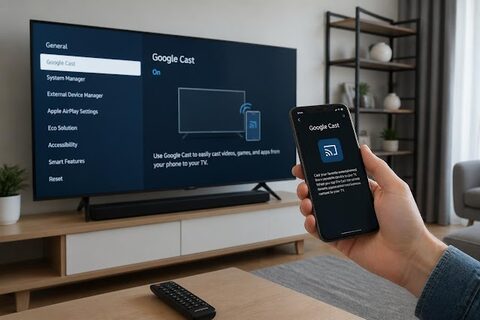Samsung adaugă Google Cast pe televizoarele Smart