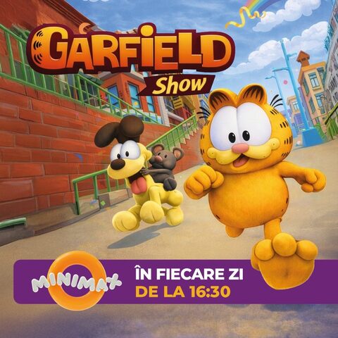 Serialul animat „Garfield” are premiera în mai la Minimax
