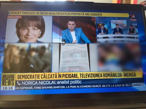 Șoc pentru telespectatorii Realitatea Plus: televiziunea a rămas fără licența de emisie. UPDATE: Decizia a fost suspendată în instanță.