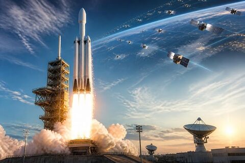 SpaceX a ajuns la 3.180 de sateliți în orbită