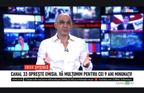 Televiziunea Canal 33 HD s-a închis