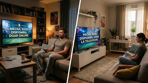 Tot mai mulți telespectatori nu mai știu unde sunt difuzate meciurile: la televizor sau pe vreo platformă de streaming?
