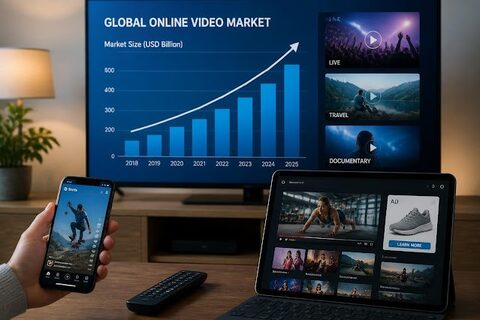 Veniturile din video online și TV ar putea trece de 1 trilion de dolari până în 2030